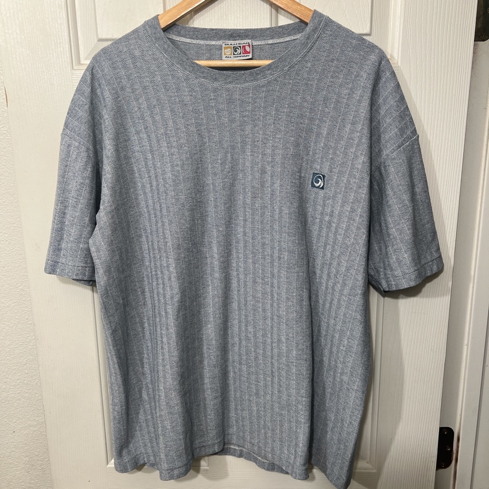 Vintage bullhead all terrain 100% cotton shirt. Size XL made in U.S.A